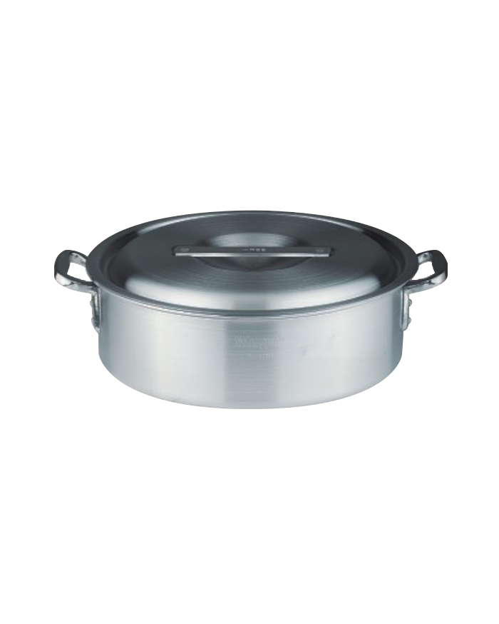 Double bottom aluminum pot low pot series