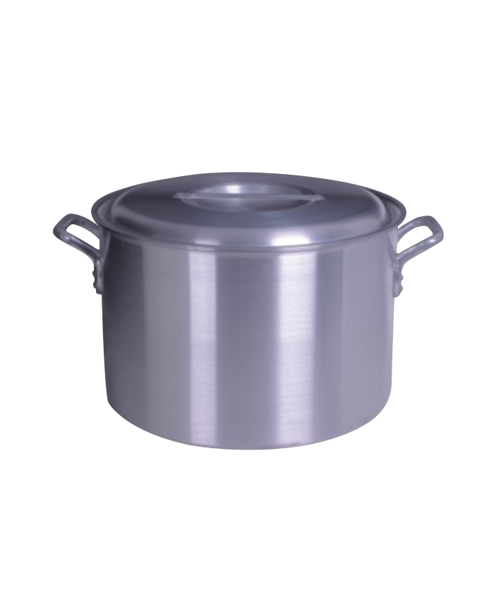 What precautions should be taken when using aluminum pots?