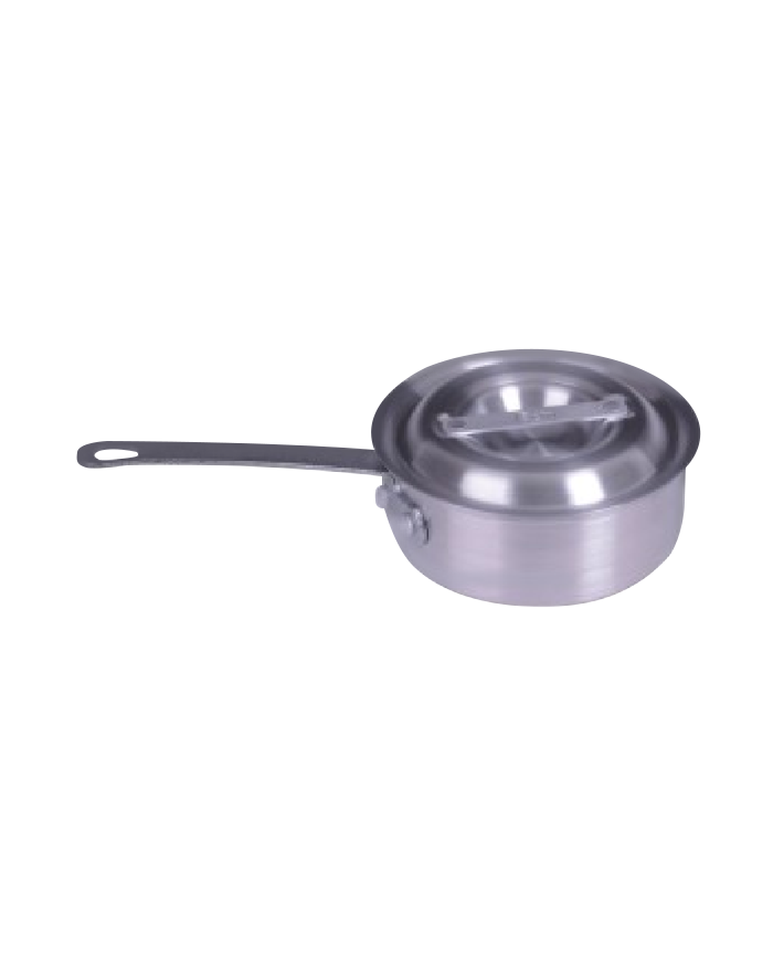 Single handle shallow pot double bottom handle